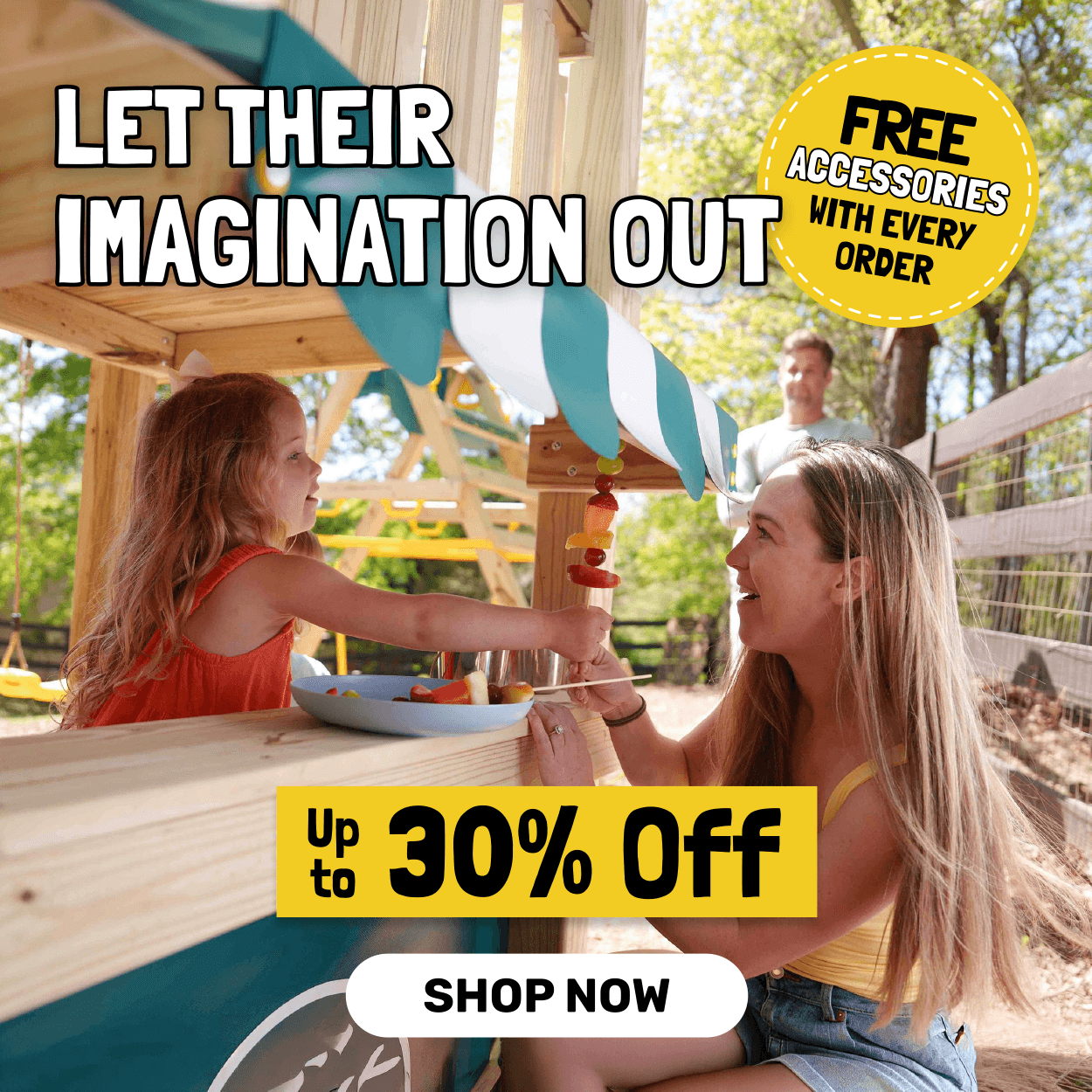 Promotion: up to 30% off and free accessories included with every order