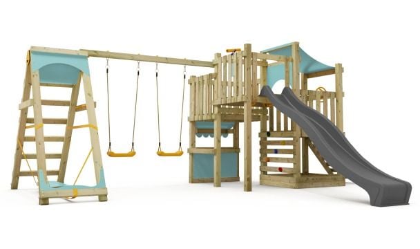 Backyard playground Wickey Forest Funbase with Superswing  10230006000_k