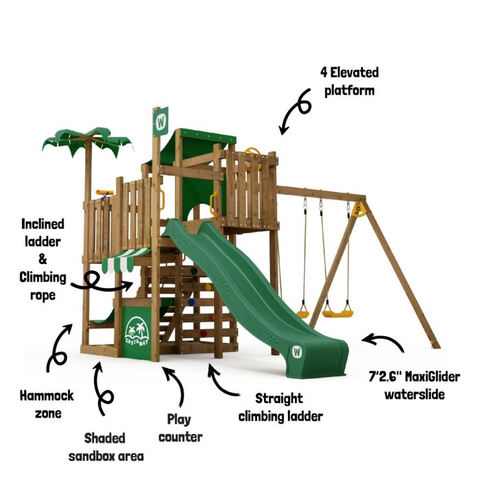 Discover the CrazyCoconut Swing Set for Kids | Wickey USA