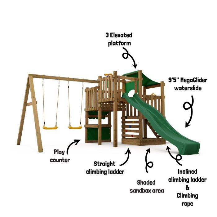 Kids' outdoor playset Forest Funbase