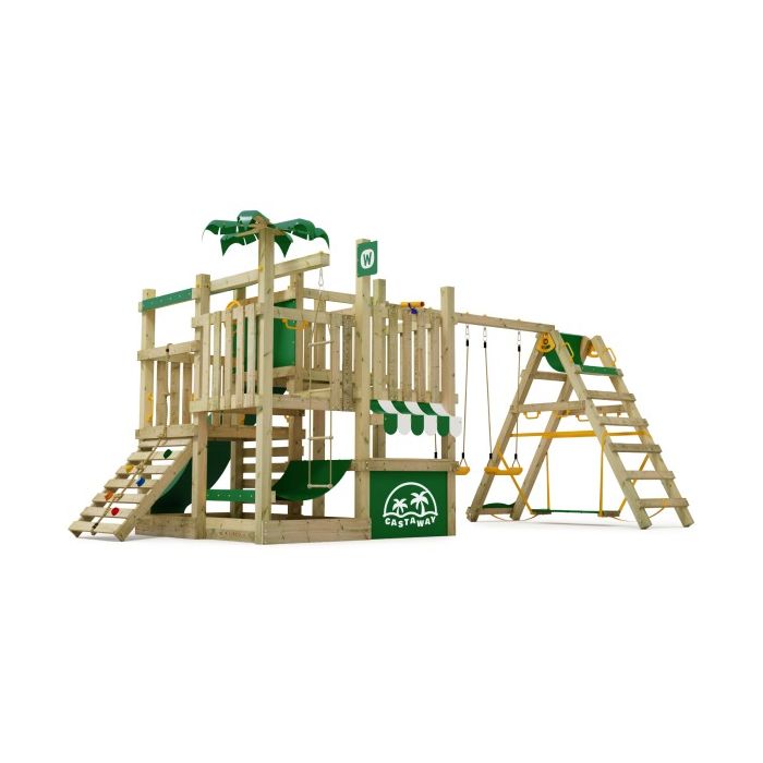 Swing set Wickey BananaBeach with SurfSwing Forest green 10060002000