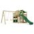 Backyard playground Wickey Forest Funbase with Superswing