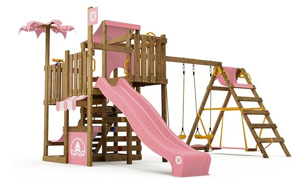 希少米屋ブリキ　ゼンマイ【PLAYFUL ANIMAL SWING】動作品 Discover the CrazyCoconut Swing Set for Kids | Wickey USA