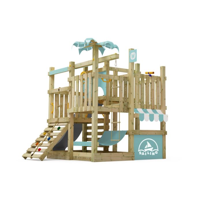 Swing set Wickey BananaBeach Anthracite - Pastel blue 10040006000 Swing set Wickey BananaBeach Anthracite - Pastel blue 10040006000