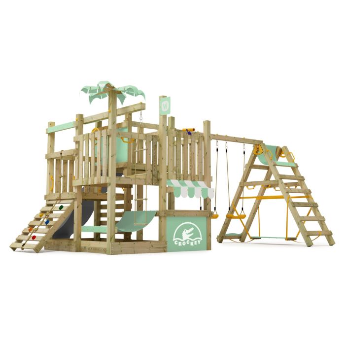 Swing set Wickey BananaBeach with SurfSwing Anthracite - Pastel green 10060008000 Swing set Wickey BananaBeach with SurfSwing Anthracite - Pastel green 10060008000