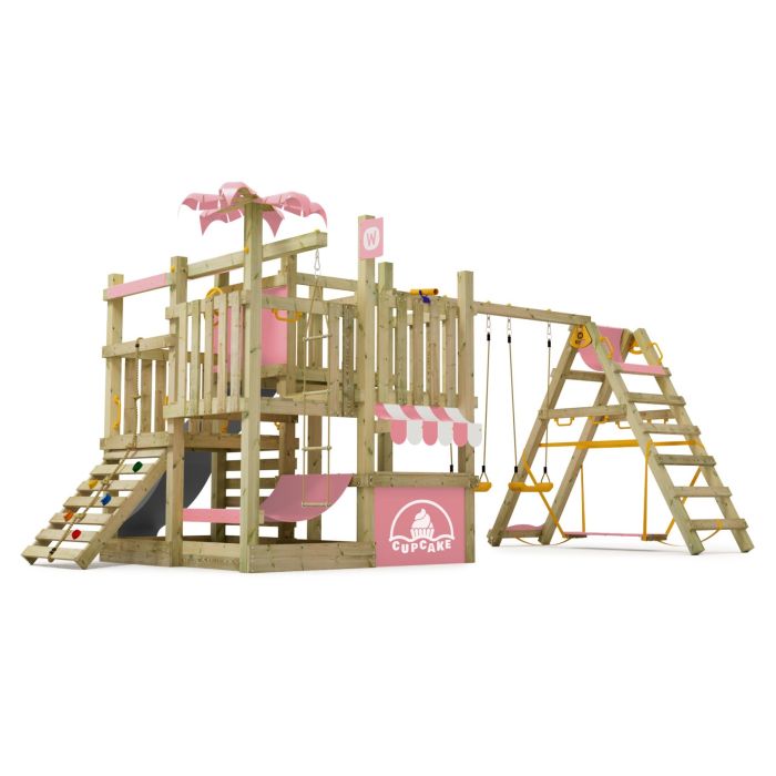 Swing set Wickey BananaBeach with SurfSwing Anthracite - Pastel pink 10060007000 Swing set Wickey BananaBeach with SurfSwing Anthracite - Pastel pink 10060007000