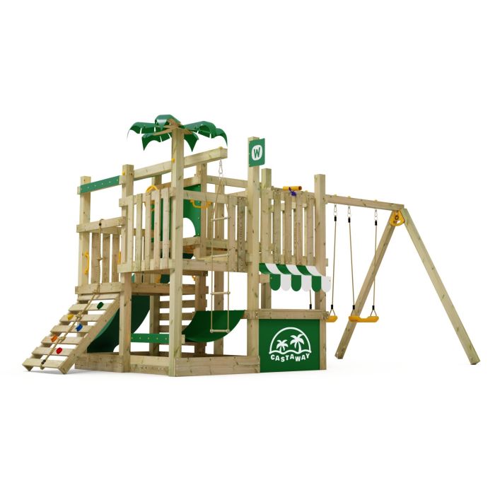 Swing set Wickey BananaBeach with SuperSwing Forest green 10050002000 Swing set Wickey BananaBeach with SuperSwing Forest green 10050002000