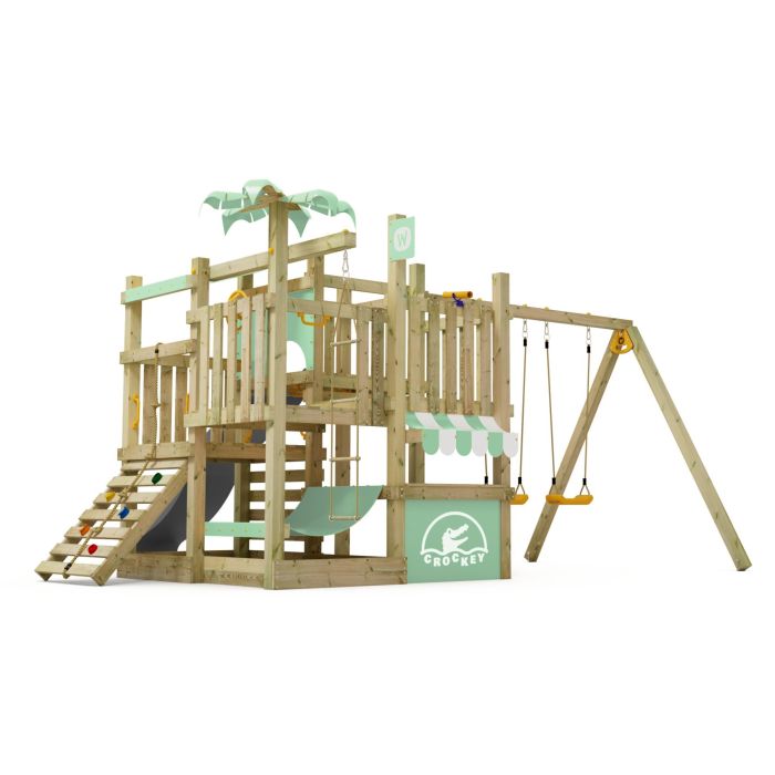 Swing set Wickey BananaBeach with SuperSwing Anthracite - Pastel green 10050008000 Swing set Wickey BananaBeach with SuperSwing Anthracite - Pastel green 10050008000