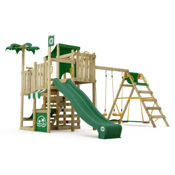 Swing set Wickey CrazyCoconut with SurfSwing Forest green 10030002000 Swing set Wickey CrazyCoconut with SurfSwing Forest green 10030002000