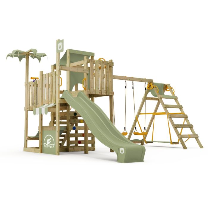Playset Wickey CrazyCoconut with SurfSwing Pastel green 10030004000 Playset Wickey CrazyCoconut with SurfSwing Pastel green 10030004000