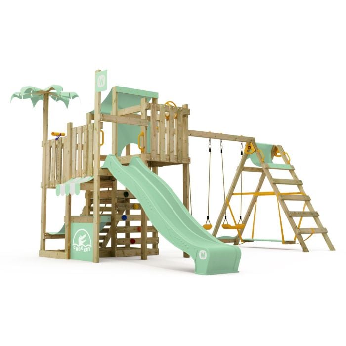 Swing set Wickey CrazyCoconut with SurfSwing Pastel green 10030004000 Swing set Wickey CrazyCoconut with SurfSwing Pastel green 10030004000