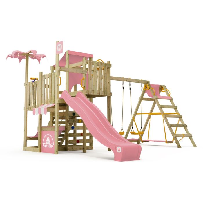 Swing set Wickey CrazyCoconut with SurfSwing Pastel pink 10030005000 Swing set Wickey CrazyCoconut with SurfSwing Pastel pink 10030005000