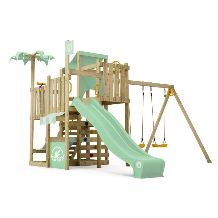 Swing set Wickey CrazyCoconut with SuperSwing Pastel green 10020004000 Swing set Wickey CrazyCoconut with SuperSwing Pastel green 10020004000