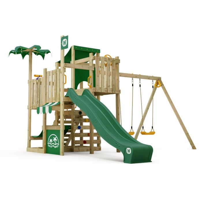 Playset Wickey CrazyCoconut with SuperSwing Forest green 10020002000100