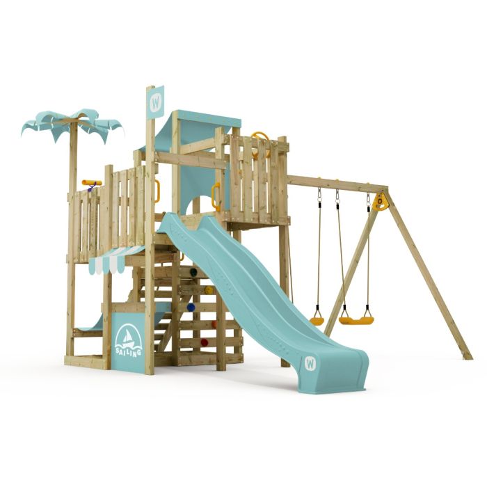 Playset Wickey CrazyCoconut with SuperSwing Pastel blue 10020003000100