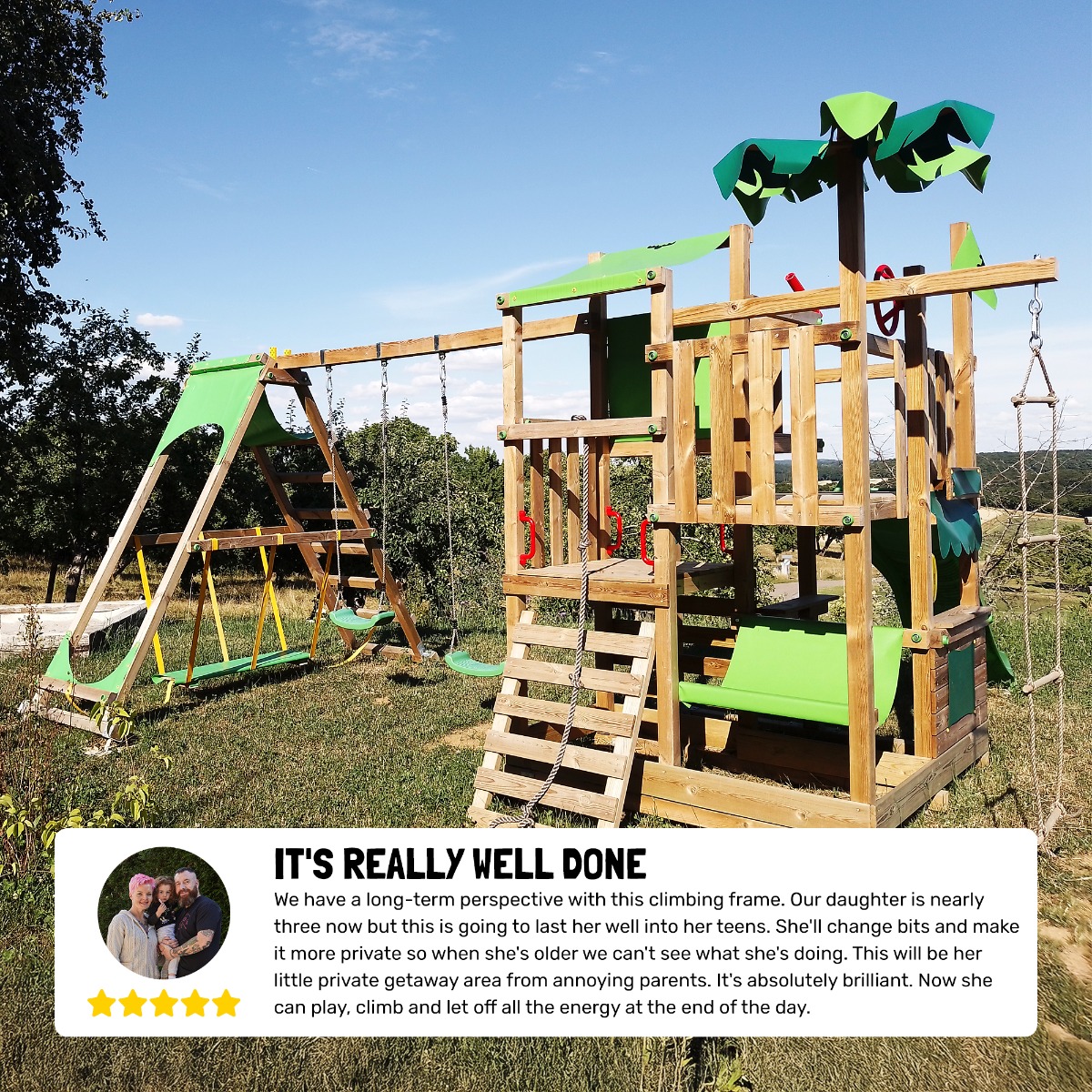 Discover the CrazyCoconut Swing Set for Kids | Wickey USA